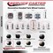 Service Caster 2'' Floor Safe Chrome Hooded Twin Wheel Caster 3/8 Threaded Stem, 5PK SCC-TS02S50D-NYU-BC-381615-5 - alternate 3